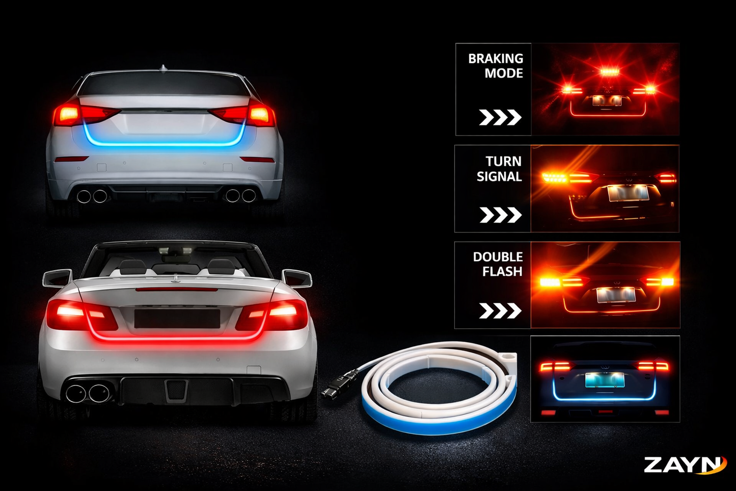 Luz LED Inteligente para Maletero de Auto